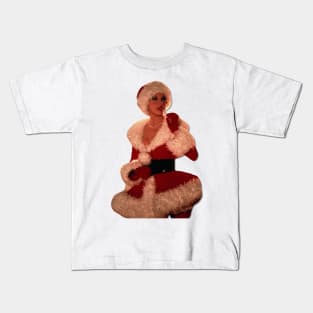 Martha May Whovier Santa Baby Kids T-Shirt